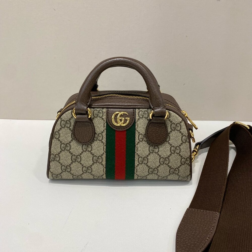 GUCCI Ophidia GG Mini Dome Bag – 21×12×10cm